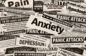 anxiety newspaper clippings